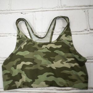 PINK VICTORIA'S SECRET  CAMO UNLINED SPORTS BRA